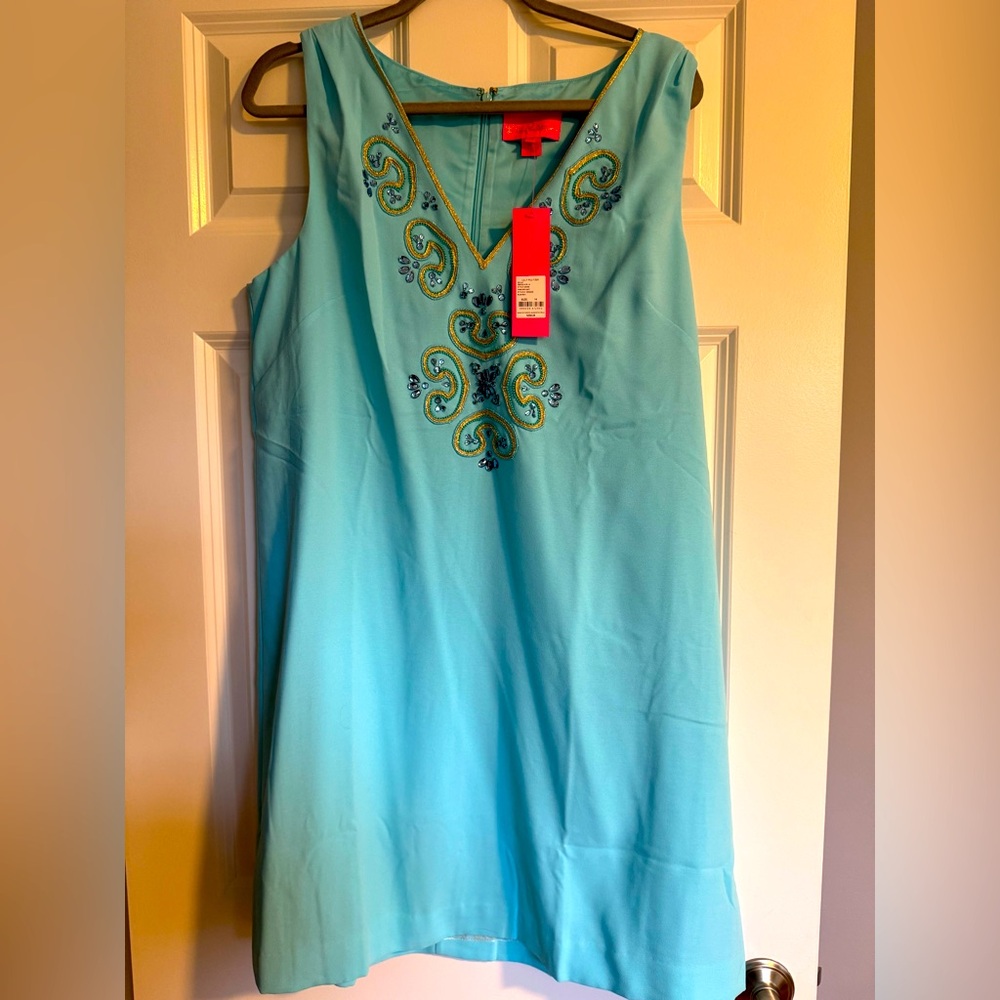 NWT. Blue Lilly Pulitzer shift dress